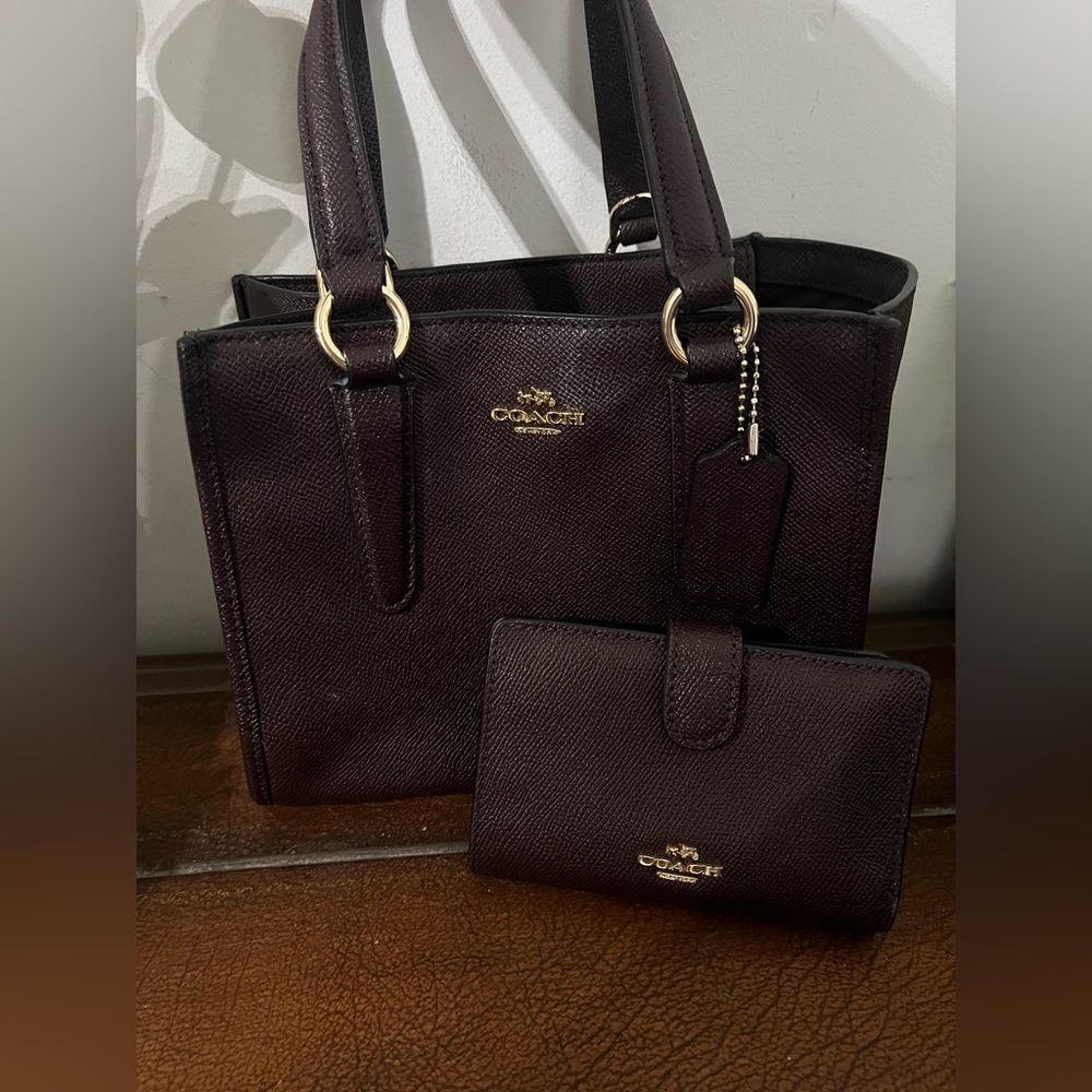 Coach Mini Crosby Purse and Wallet